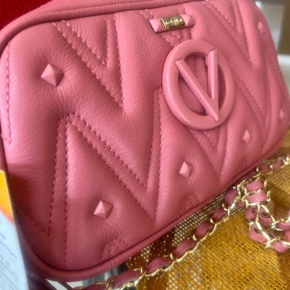 Valentino bella diamond leather crossbody in pink coral - Picture 2 of 7